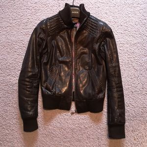 Danier Bomber Leather Jacket